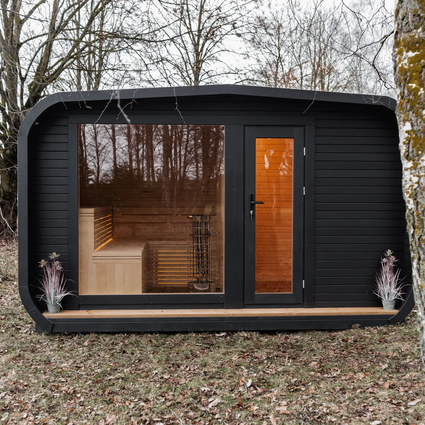 Sauna LUX 245 × 420 s predsieňou