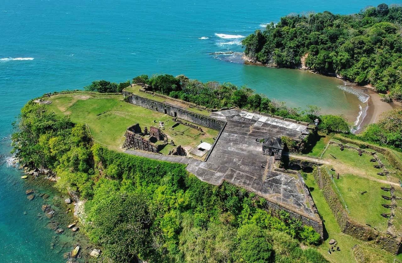 image of an exotic destination landscape (for a travel tech)