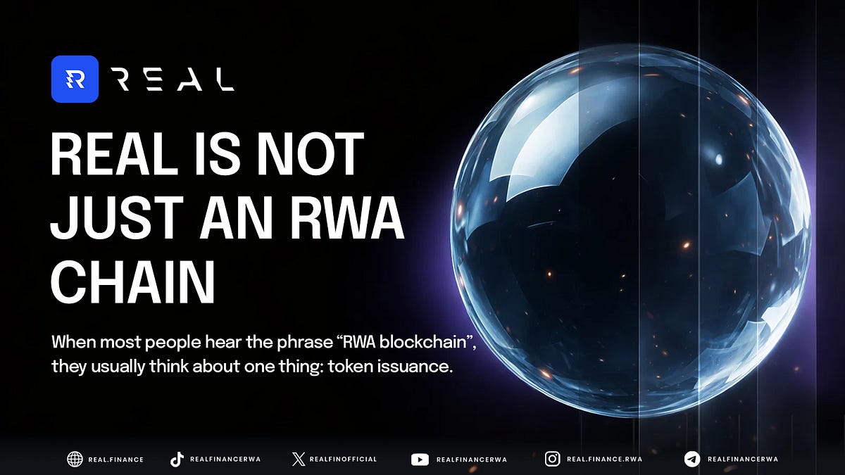REAL Is Not Just an RWA Chain. It's an RWA Data Engine.