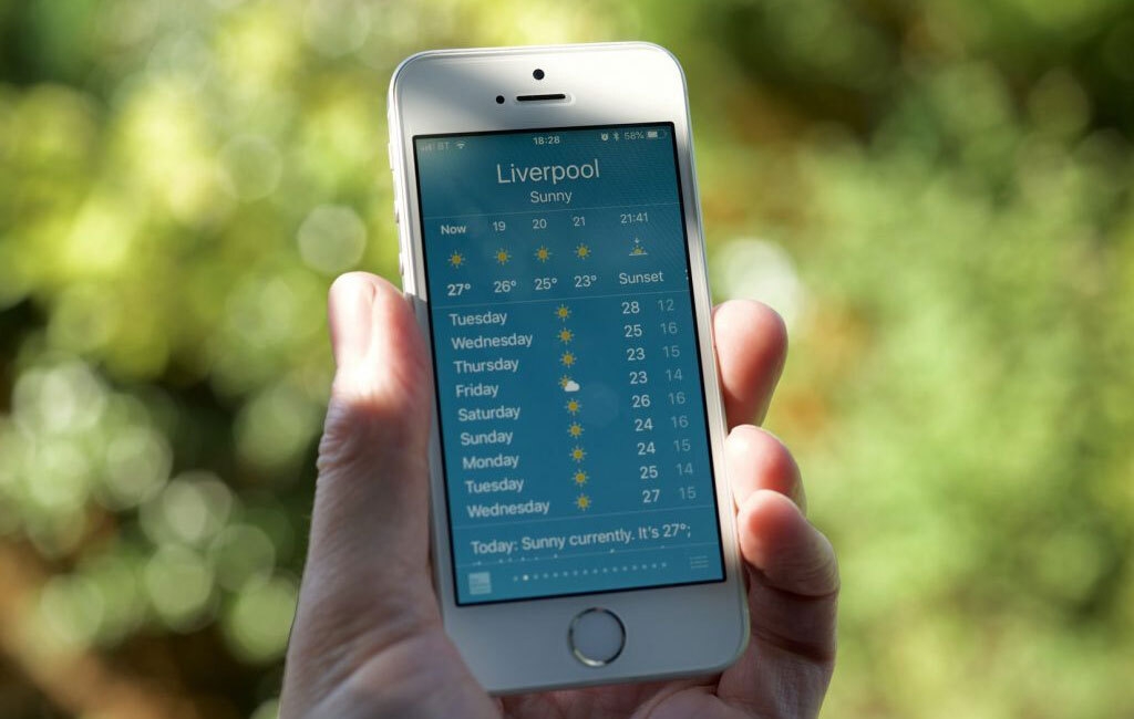 app meteo smartphone