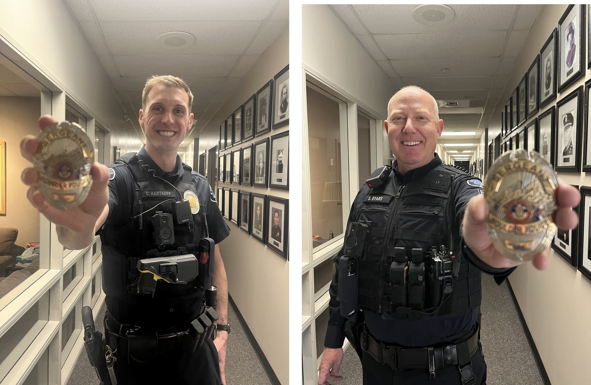 Boulder Police promotions ceremony