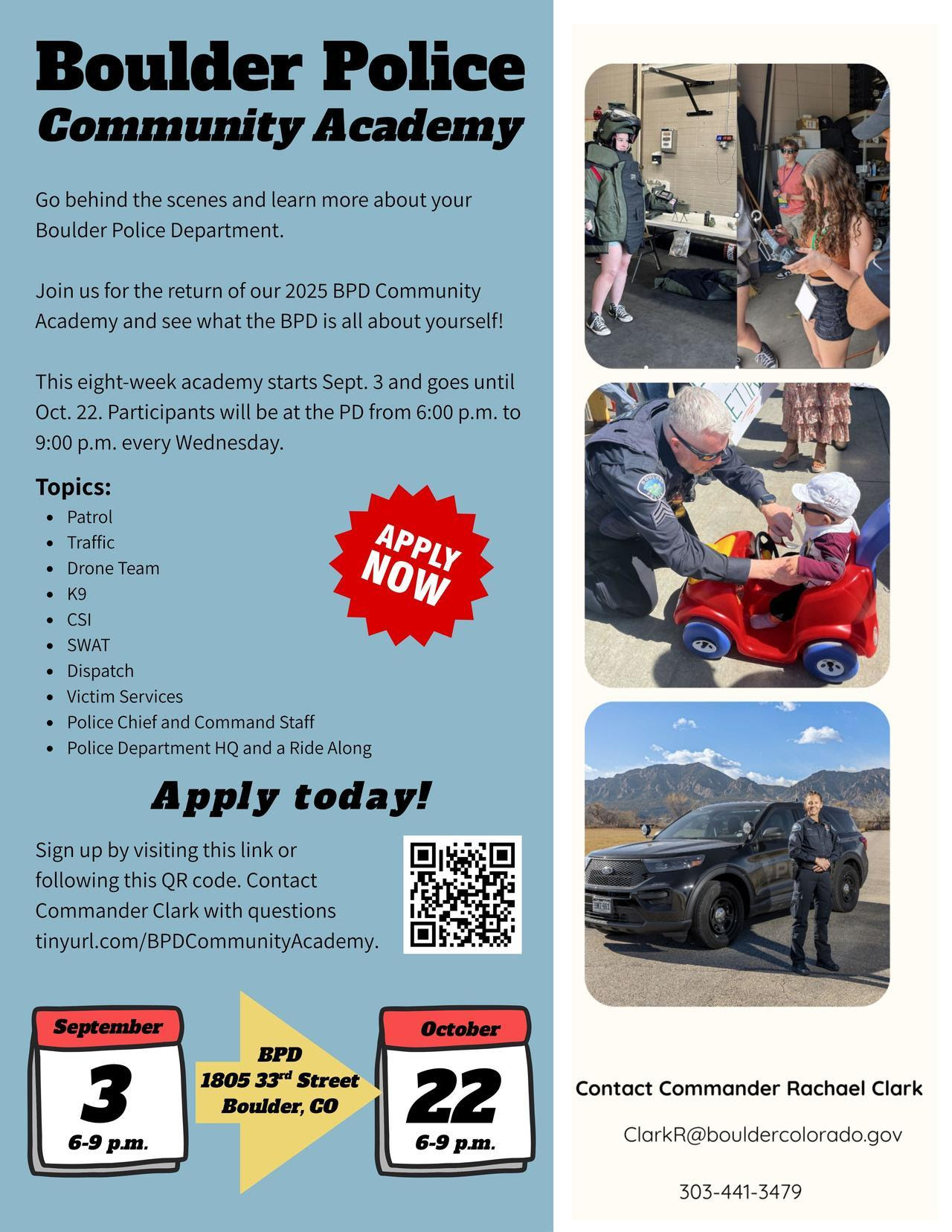 2025 Boulder Police Community Police Academy