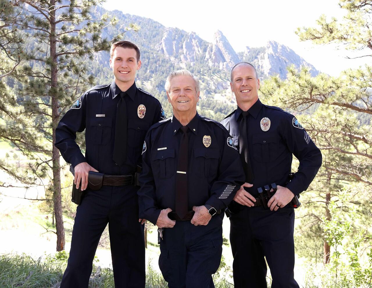 Three generations of Boulder Police Hartkopps.