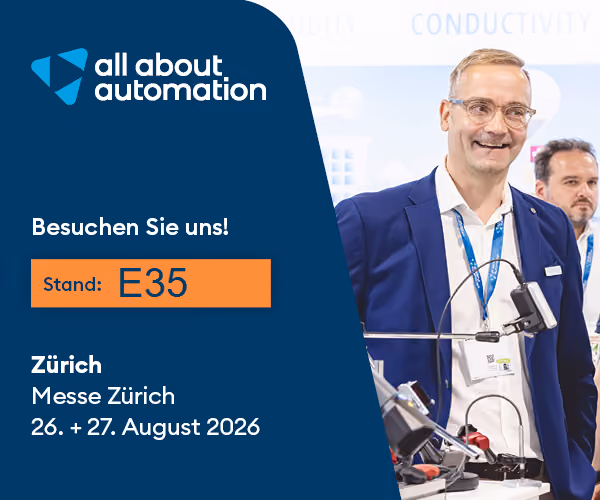 Wir stellen an der "all about automation" in Zürich aus