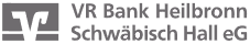 Logo der VR Bank Heilbronn Schwäbisch Hall eG.