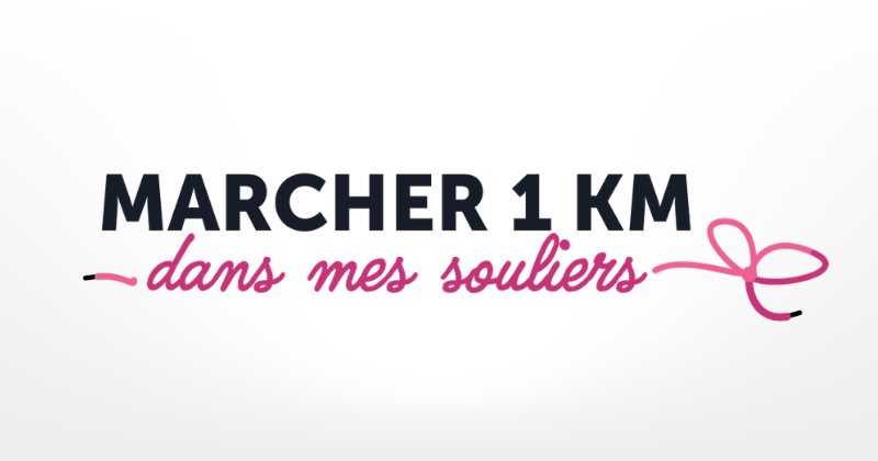Marcher 1 km dans mes souliers