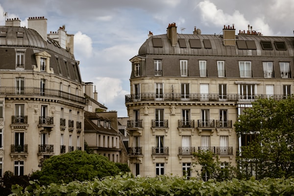 Immeubles haussmanniens à Paris