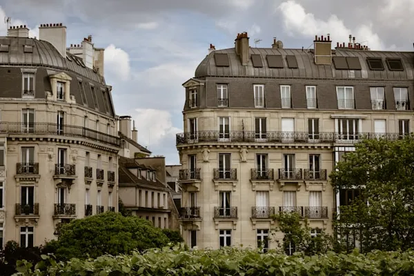 Immeubles haussmanniens à Paris