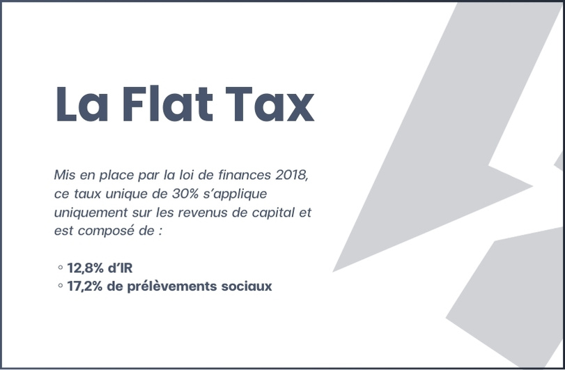Flat tax - club deal immobilier