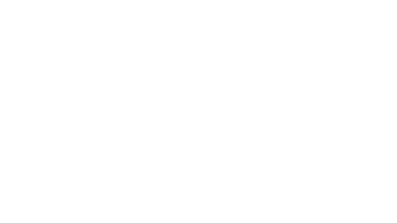 White BTS logo