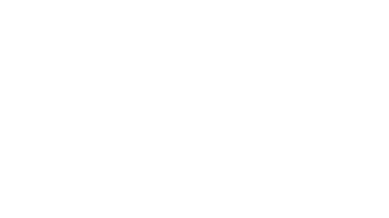 White DECIX logo