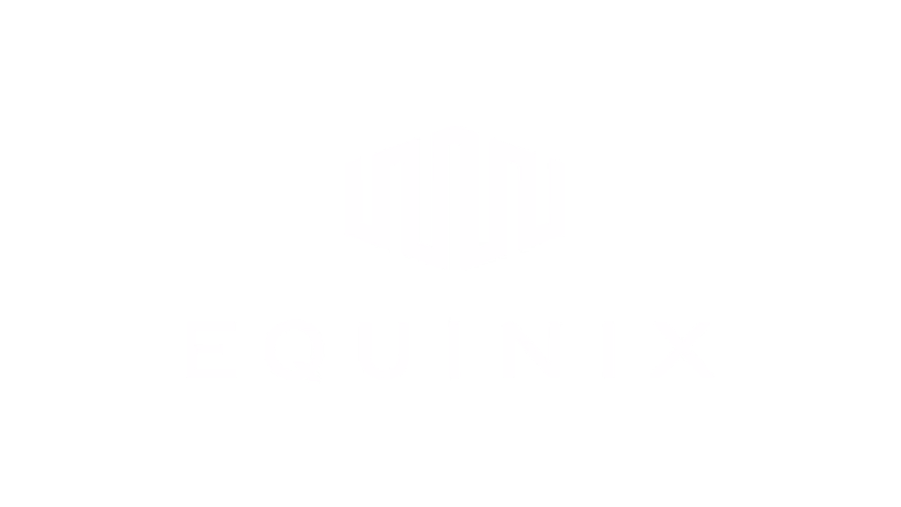 White Equinix logo