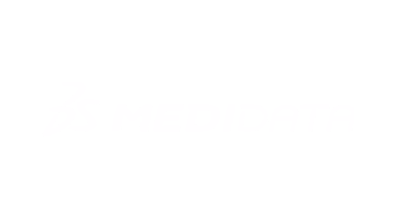 White Medidata logo