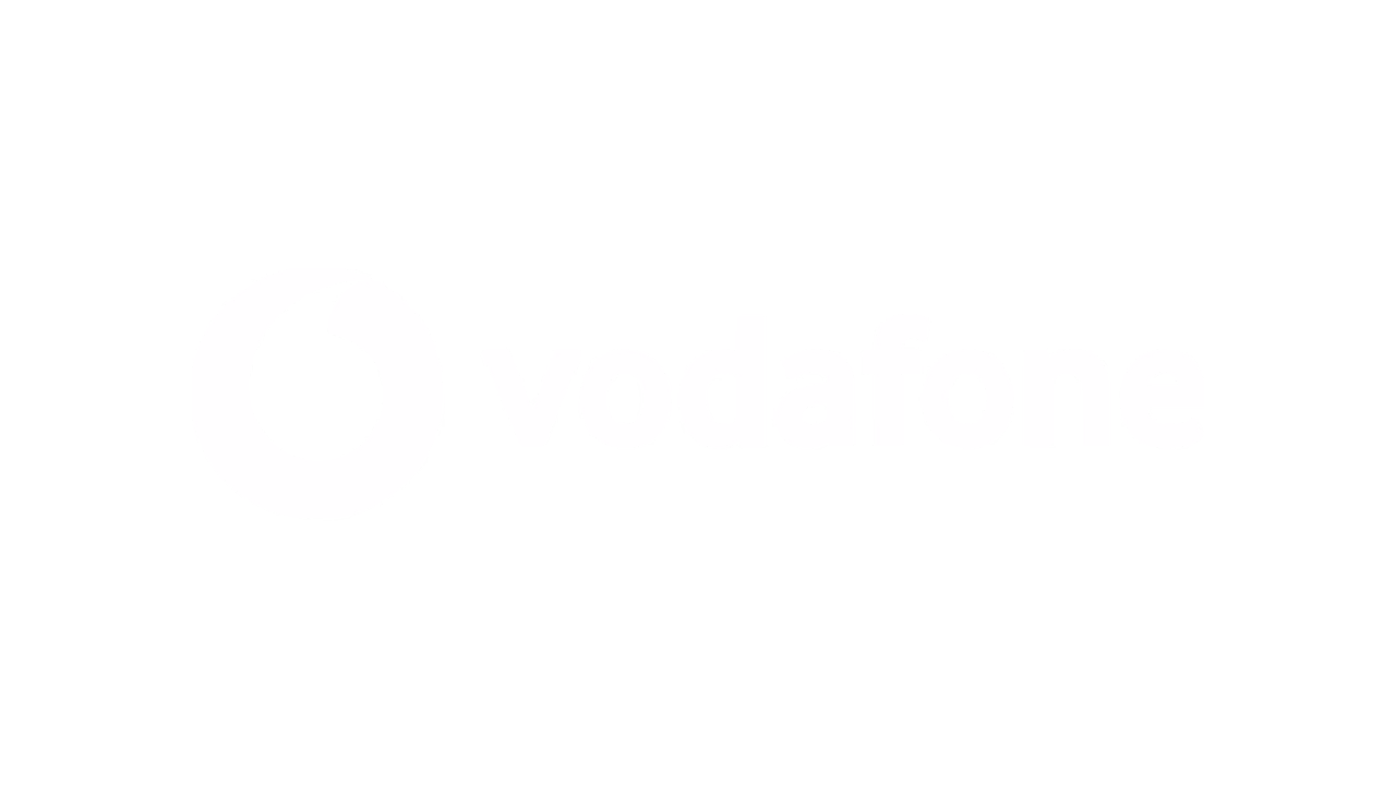 White Vodafone logo