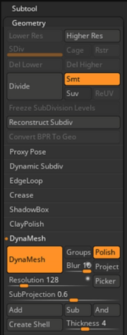 ZBrush Lazy Mouse settings