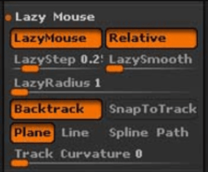 ZBrush Lazy Mouse feature tutorial