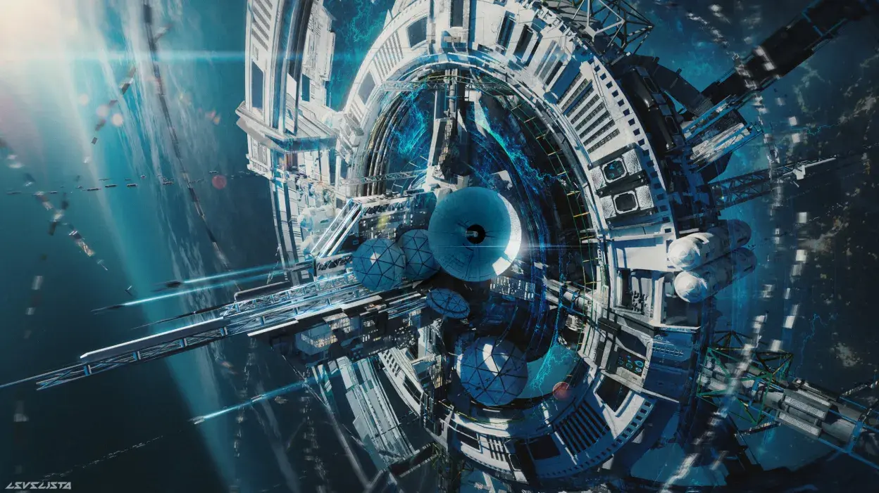Sci-Fi Space Station