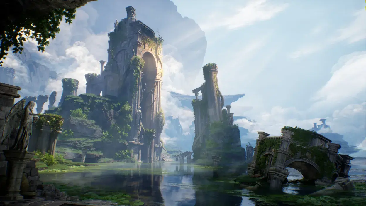 Ancient Ruins in Nature