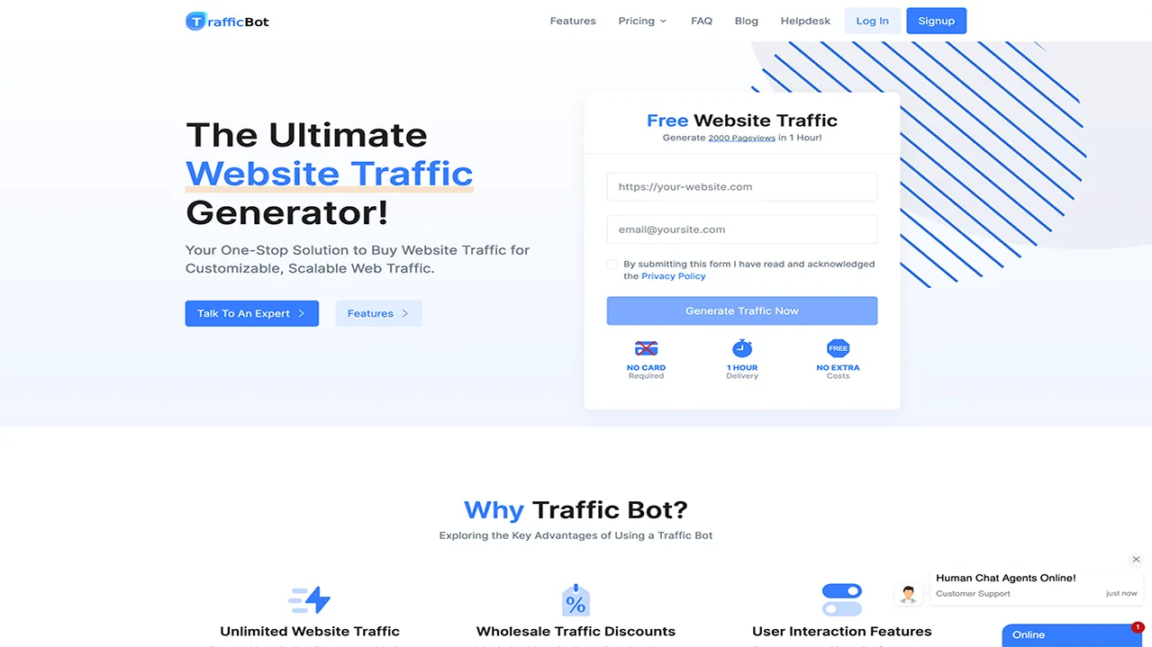 real traffic vs bot traffic