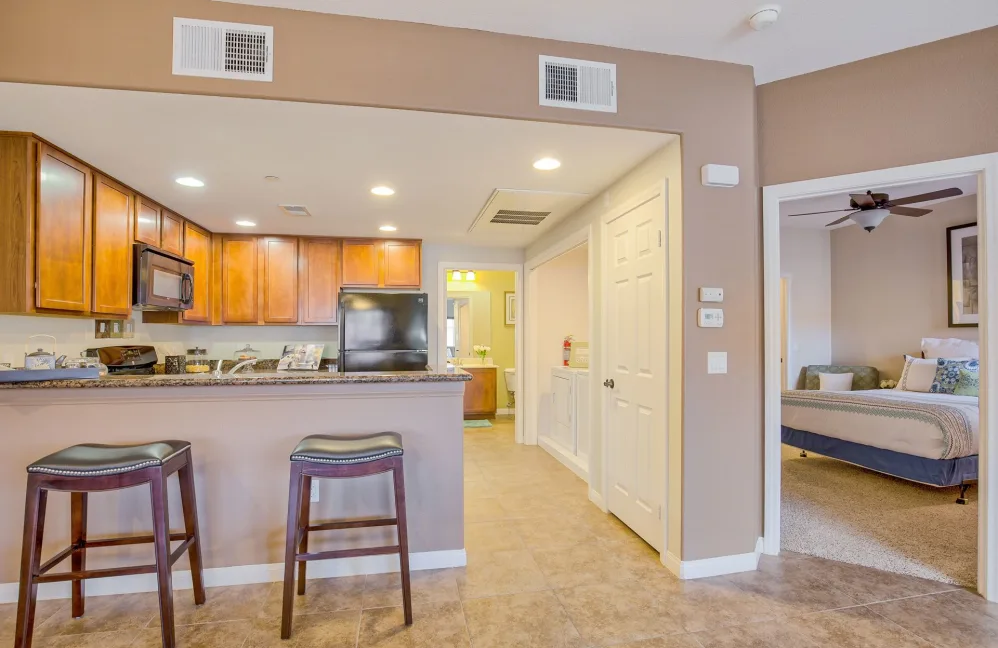 Kitchen with island