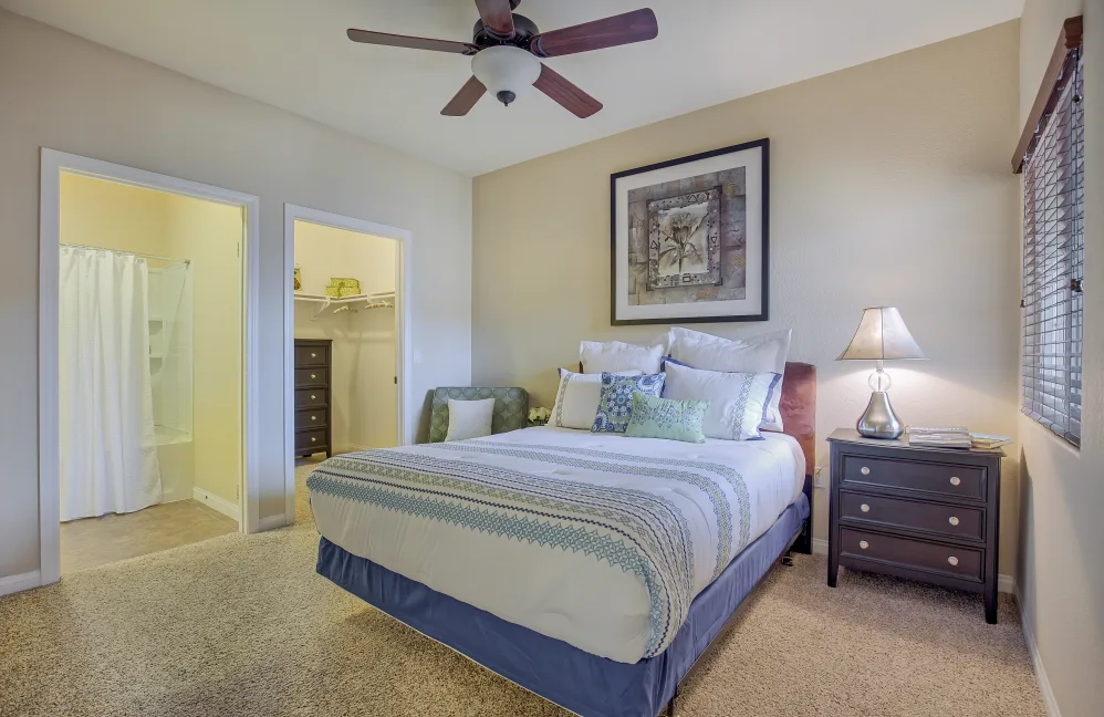 Furnished bedroom