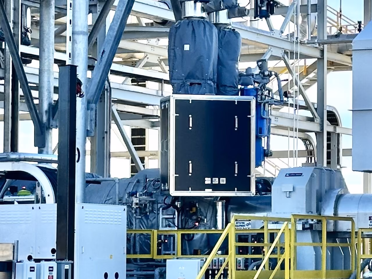 S3 Technical's ENCLOSE™ box installed on an industrial site.