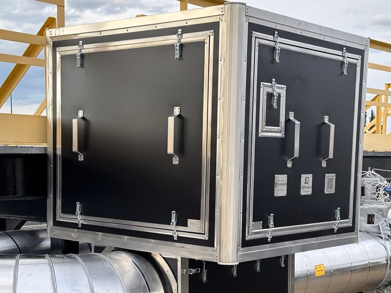 S3 Technical's ENCLOSE™ box installed on a site.
