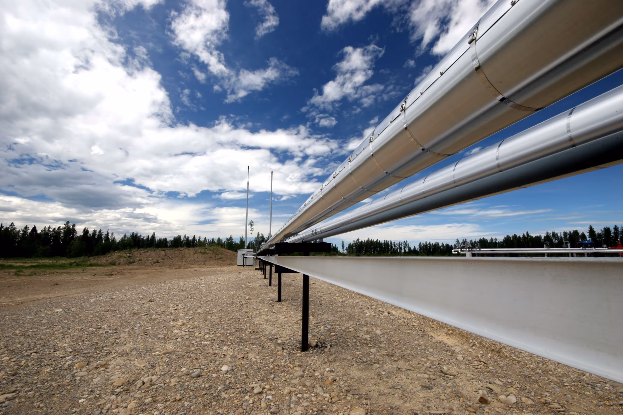 Pipeline in Alberta, Canada