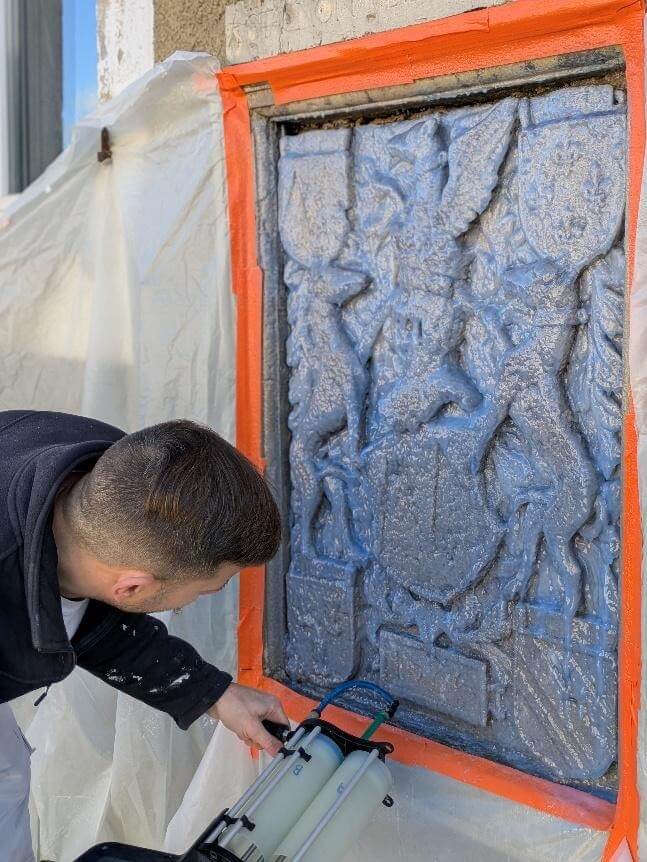 Reproduction de sculpture ornementale
