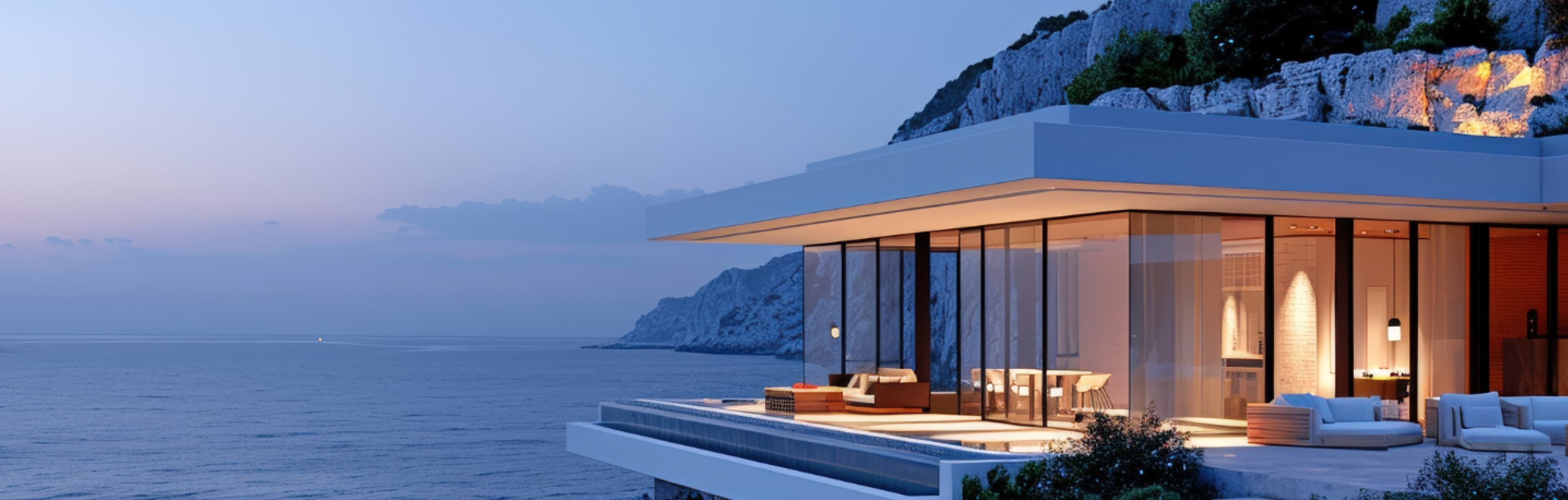 Modern Smart House Blue Theme