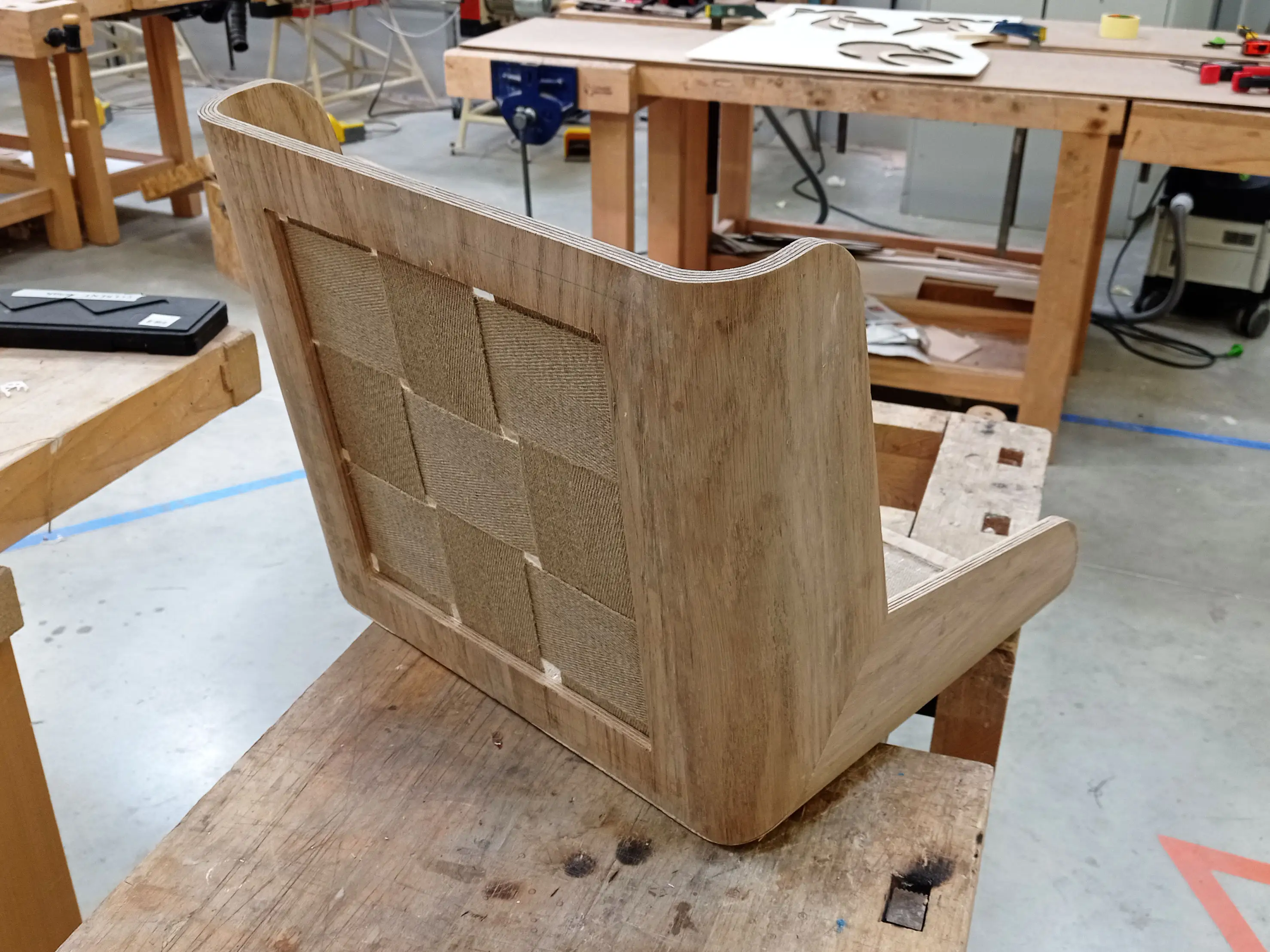 Assemblage de la coque en atelier