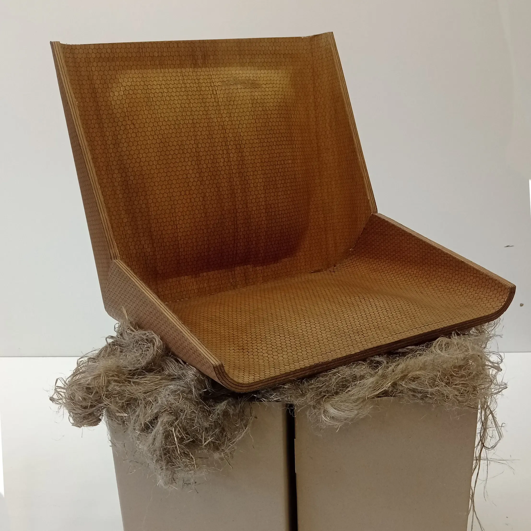 Prototype de l'assise sans textile apparent