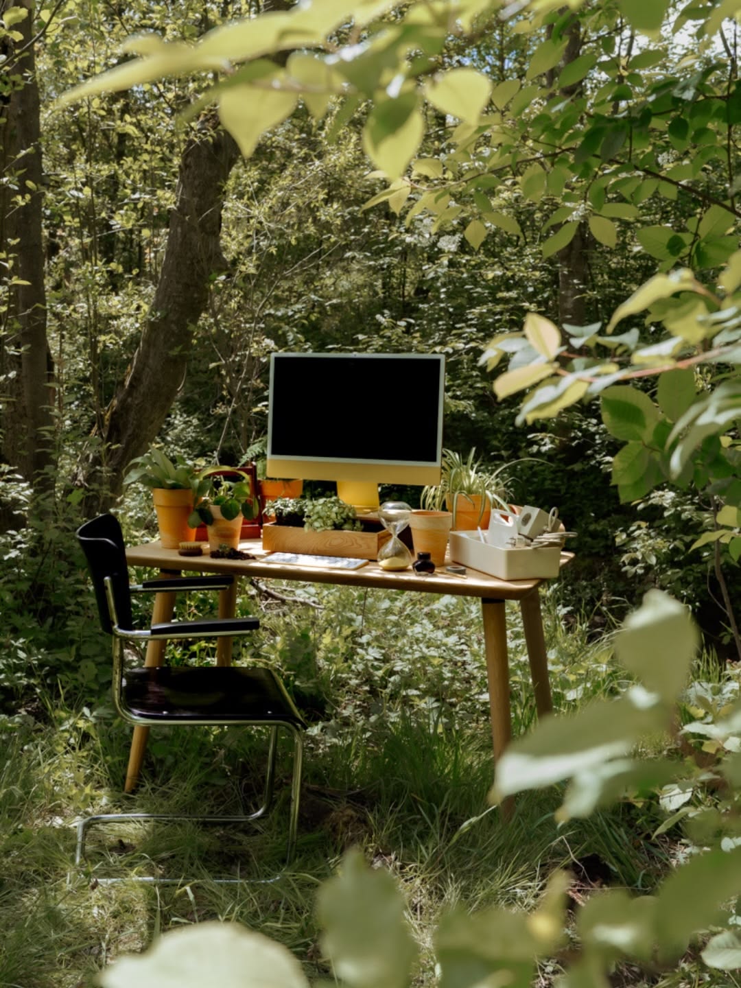 Photo d'illustration : poste de travail avec ordinateur portable