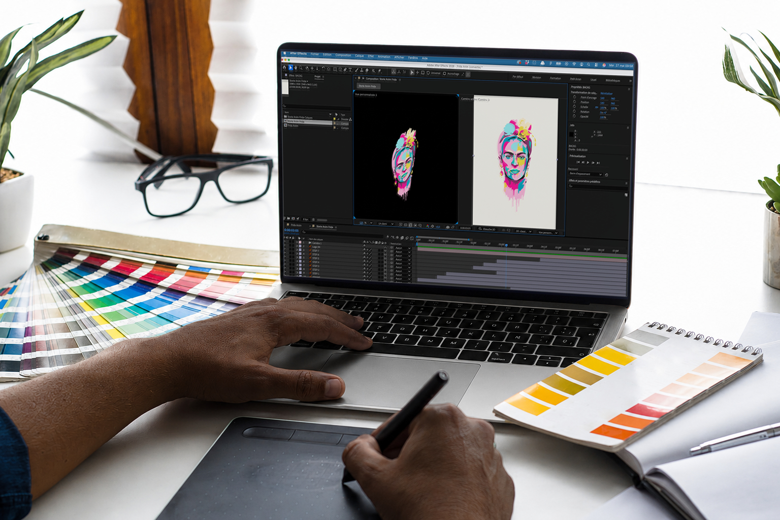 Art direction mockup