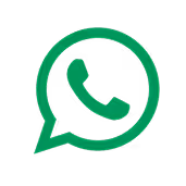 Green WhatsApp logo icon with a phone inside a chat bubble.