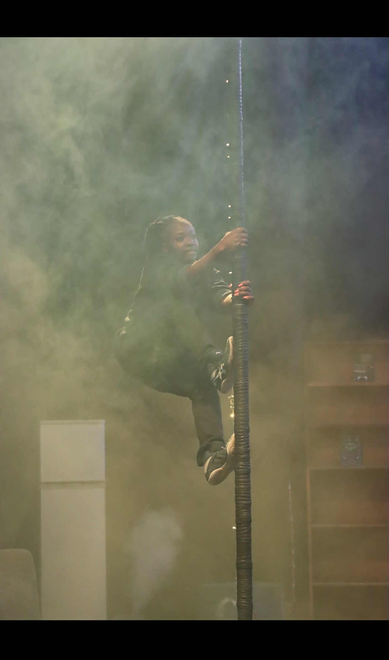 Angel performing