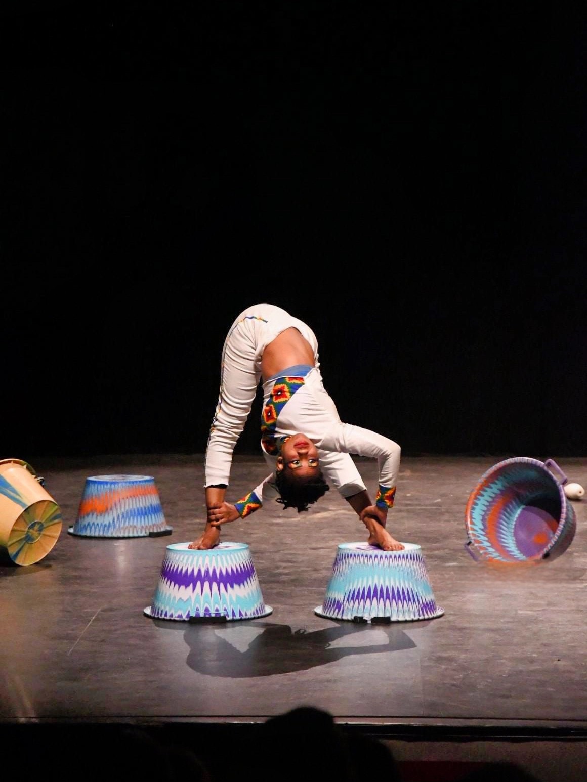 Marietou performing