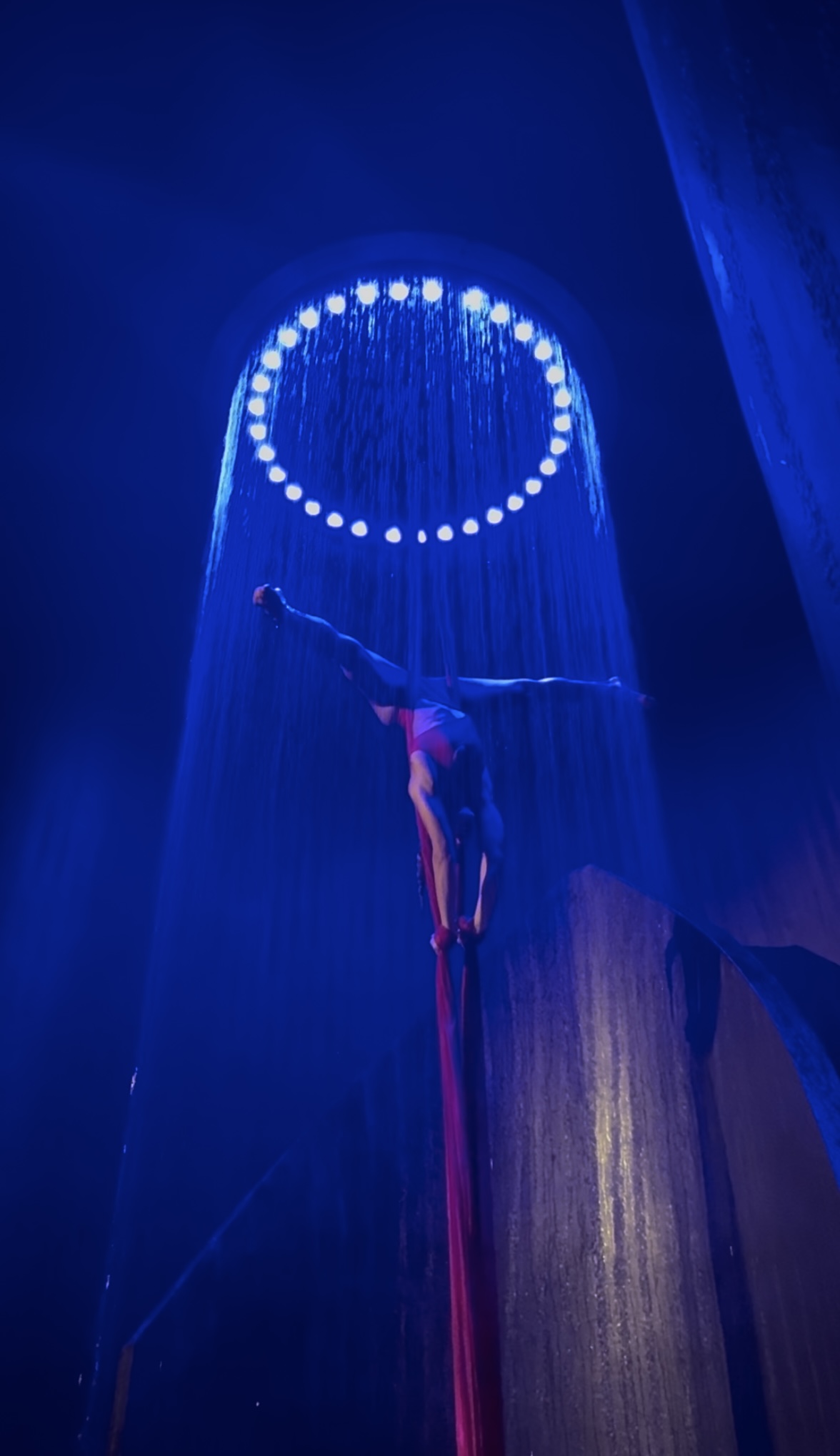 Tracy performing
