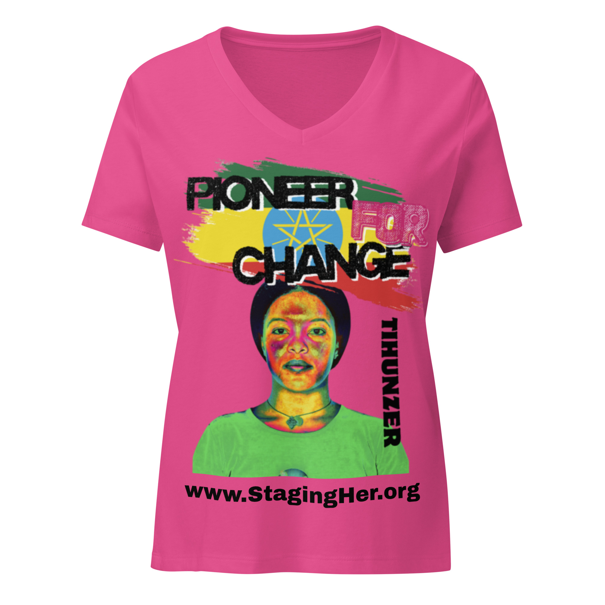 Supporting Tihunzer shirt