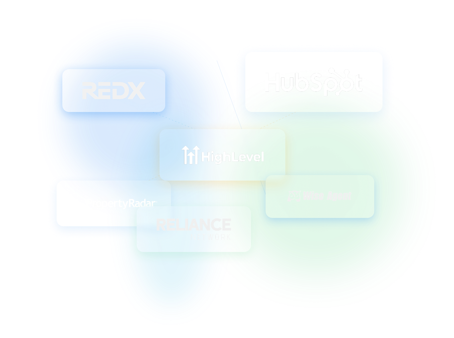 Logos of the CRMs WAVV integrates with