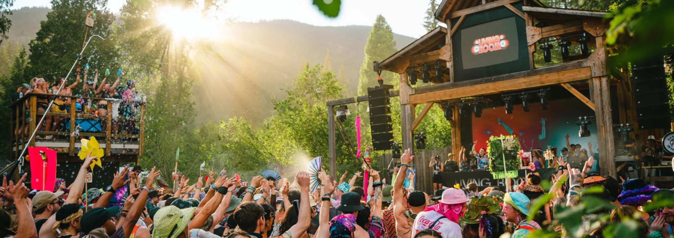 The Living Room stage Shambhala Music Festival