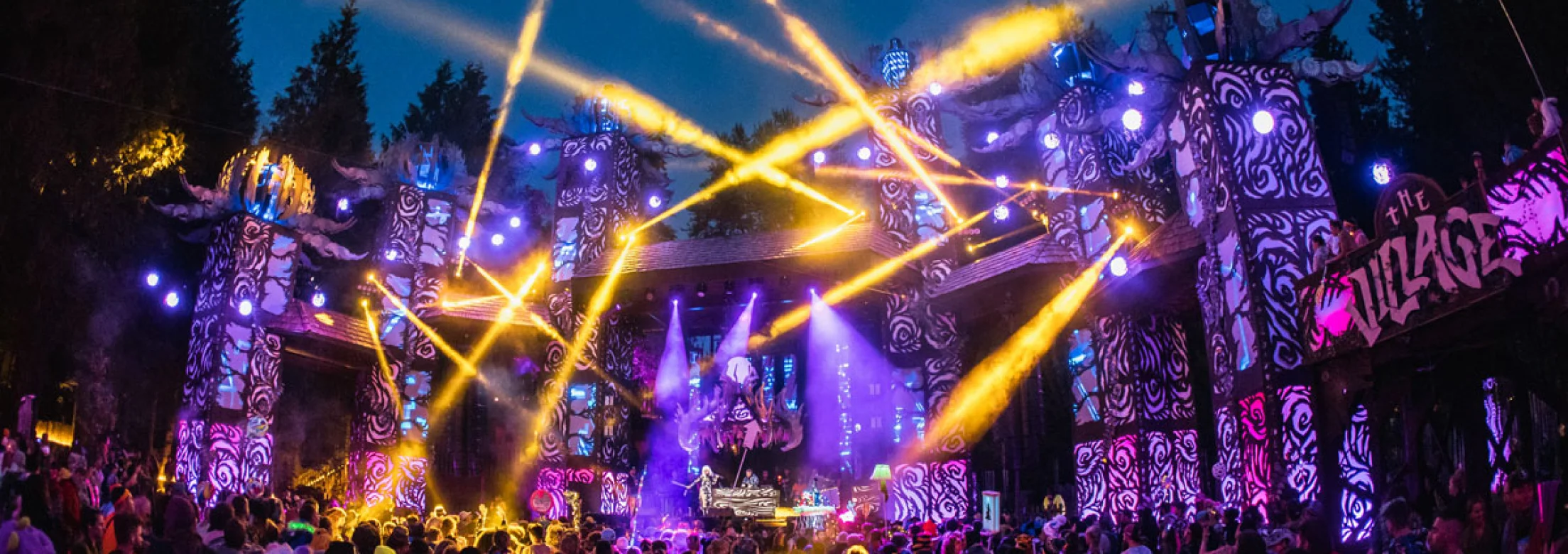 The Village stage Shambhala Music Festival