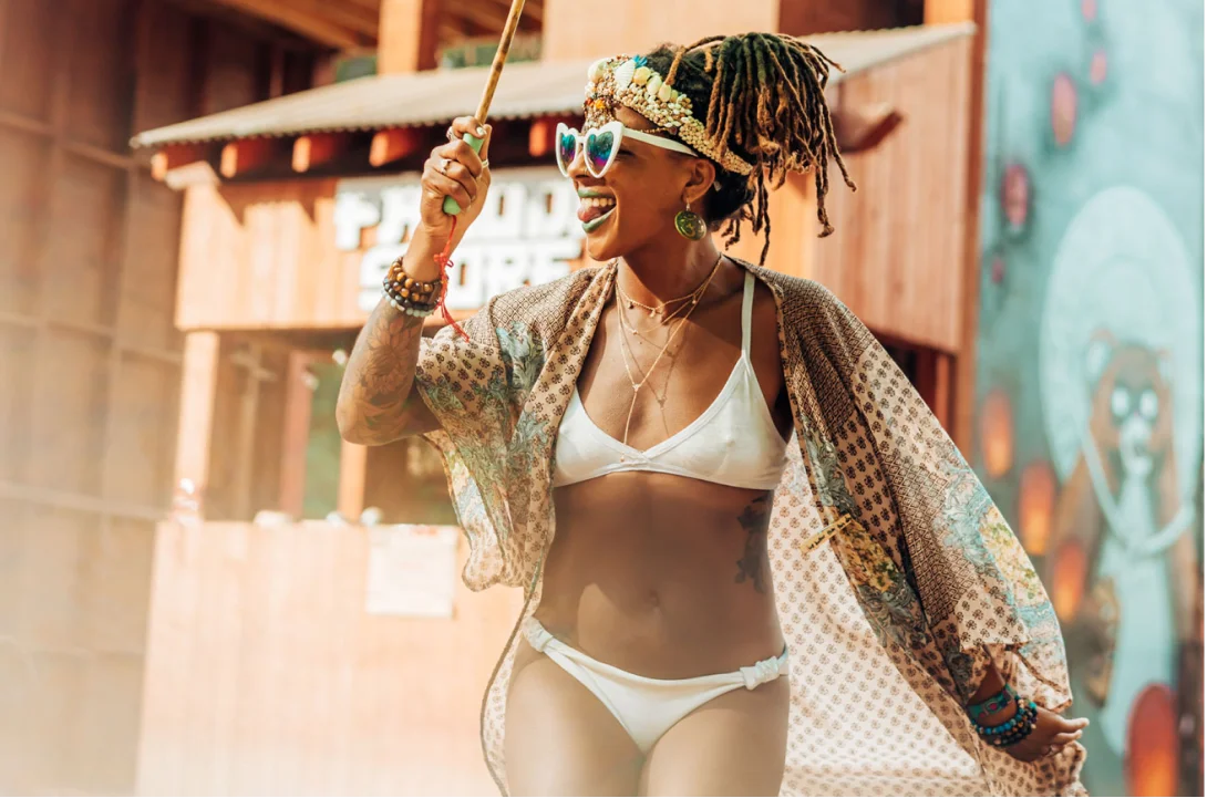 Dancing at Shambhala Music Festival