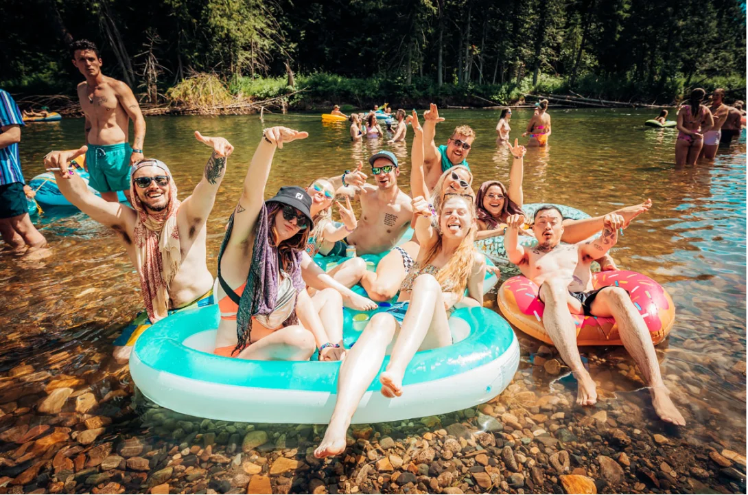 River party at Shambhala Music Festival