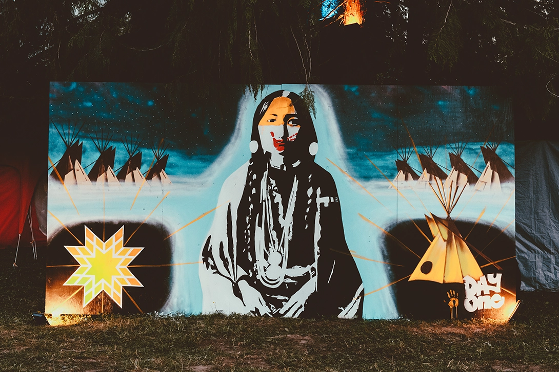 Dancing at Shambhala Music Festival
