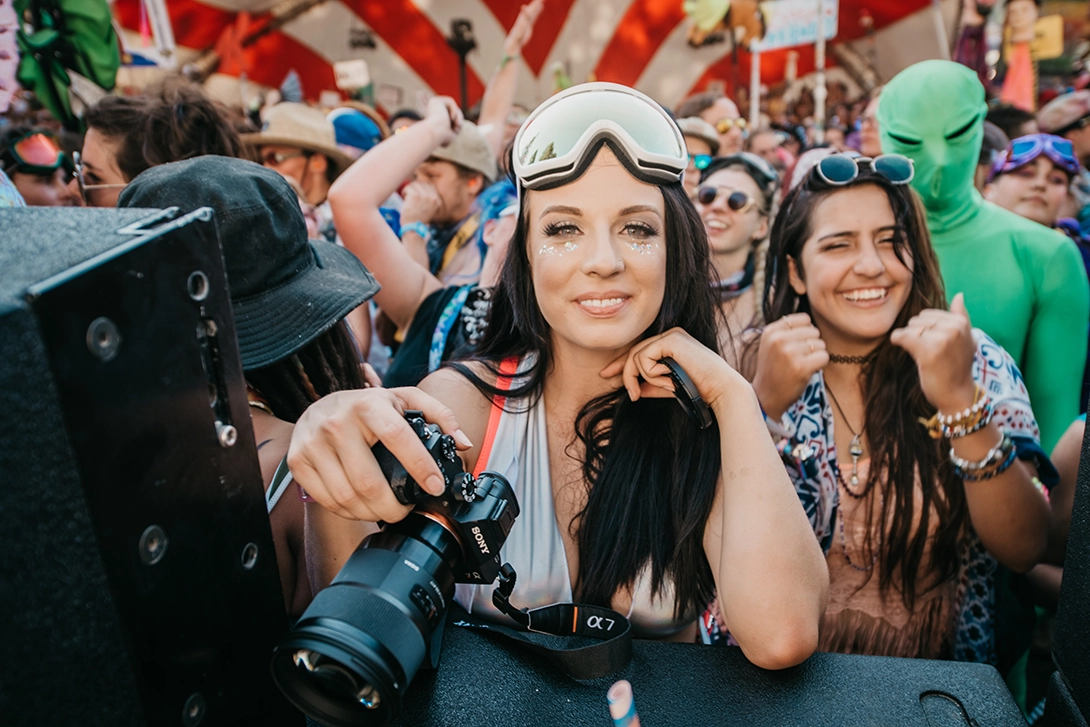 Dancing at Shambhala Music Festival