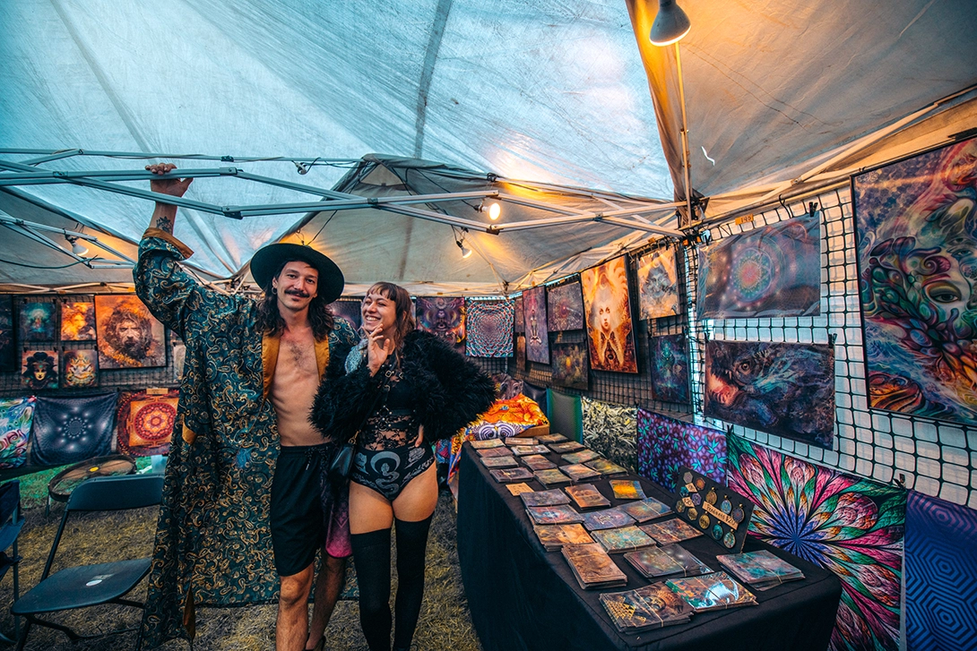Dancing at Shambhala Music Festival