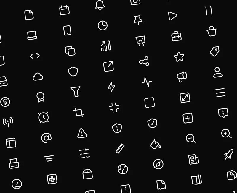 Cinemaflow - Custom Icon Set Page - Ultimate Video Agency Webflow Template
