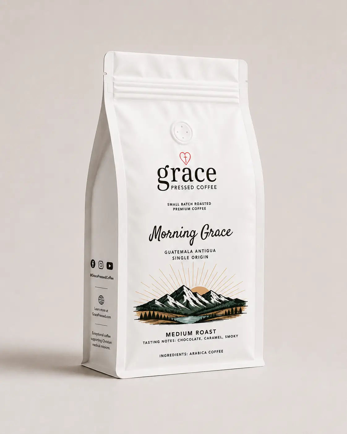 Morning Grace 12 oz coffee bag, Guatemala Antigua single origin