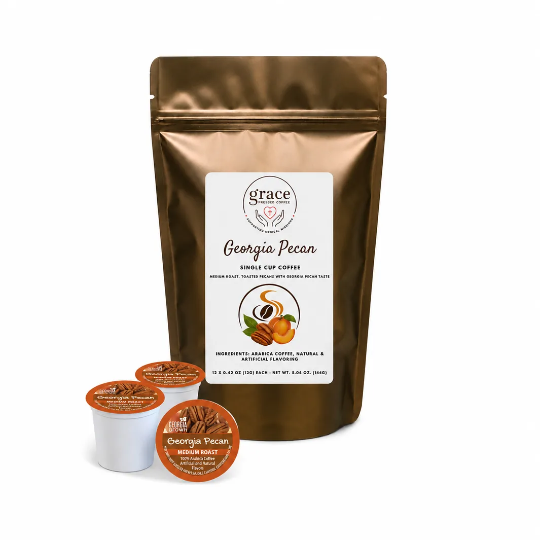 Georgia Pecan flavored single-cup coffee pods, 12 count